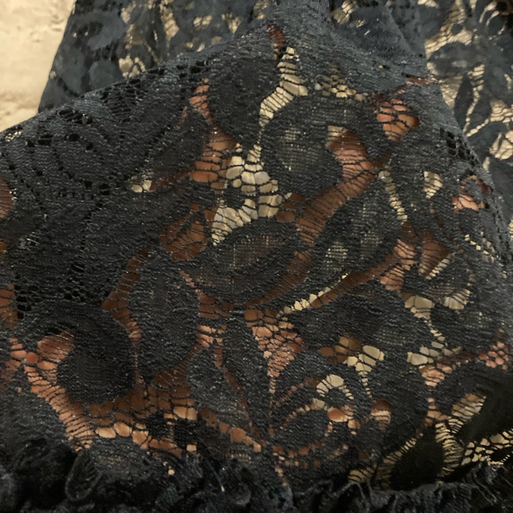 🔥 NWT American rag navy detailed lace sleeveless dress size M - Picture 8 of 16